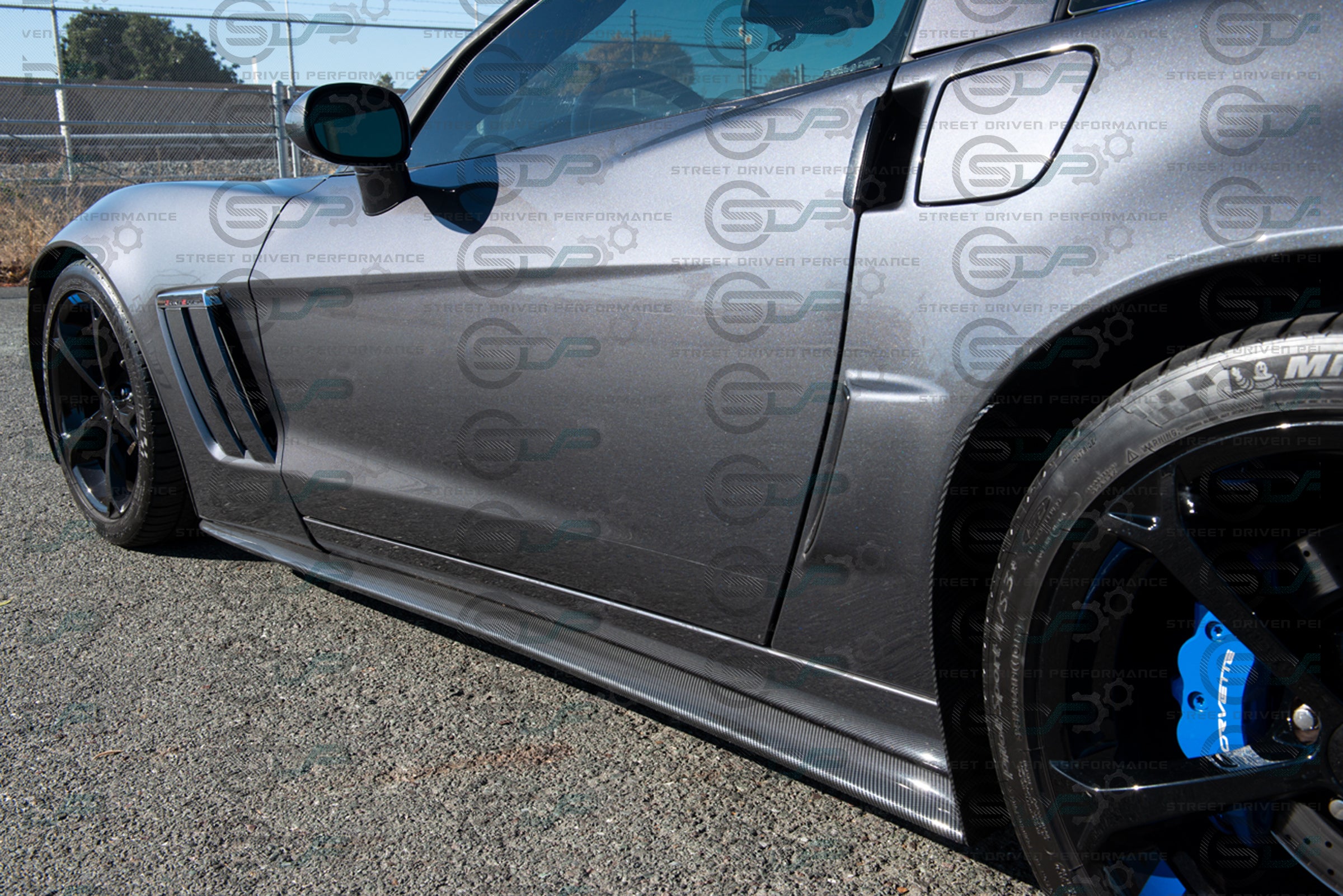 2005-2013 C6 Corvette - Grand Sport / Z06 / ZR1 - "ZR1 Conversion" Side Skirts / Rocker Panels / Ground Effects with Mud Flaps